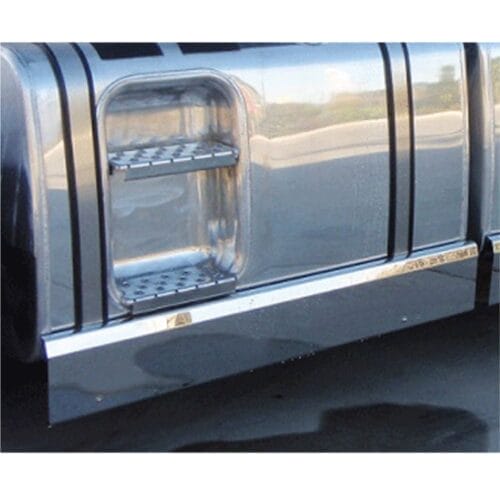 Stainless Steel Tank Skirt Square 1100MM Single 400 Litre To Suit Iveco