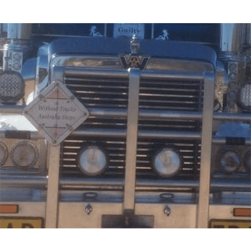 Stainless Steel Louvered Grill To Suit Western Star 4800/4900 - Image 2