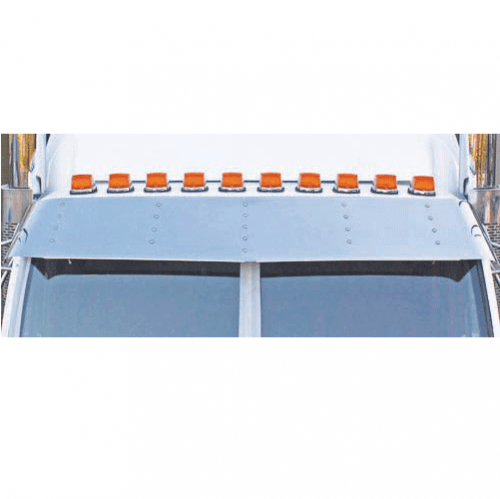 Stainless Steel Sun Visor 10 Inch To Suit Western Star Day Cab - Image 2
