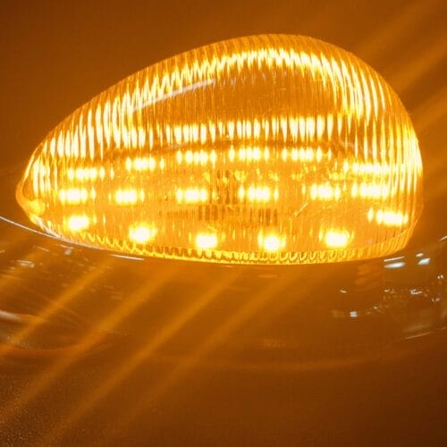 LED 12 Volt Light Indicator Clear/Amber To Suit Freightliner & Western Star - Image 2