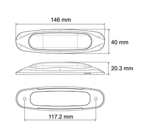 LED Light 4 Diode Red Multi Volt - Image 2