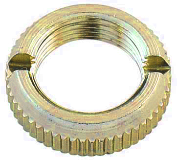 Face Nut Window Door Lock Gold - Image 1