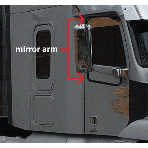 Mirror Arm Steel Right To Suit Freightliner - Image 2