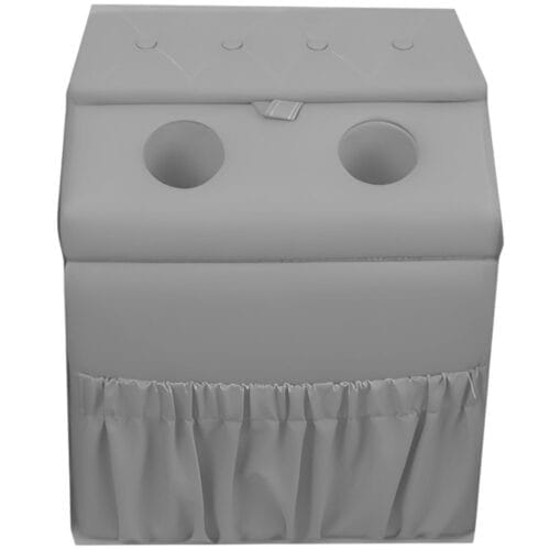 Middle Seat Console Storage/Bench Grey