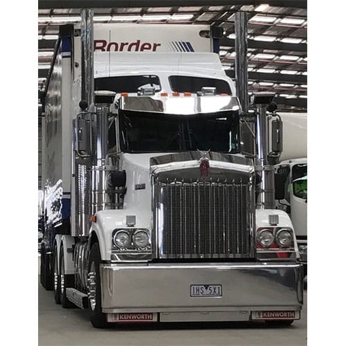 Stainless Steel Sun Visor 12 Inch Boltless To Suit Kenworth T350/T359/T404/T408/T409/T604/T608/T609/T659/T904/T908/T909 - Image 2