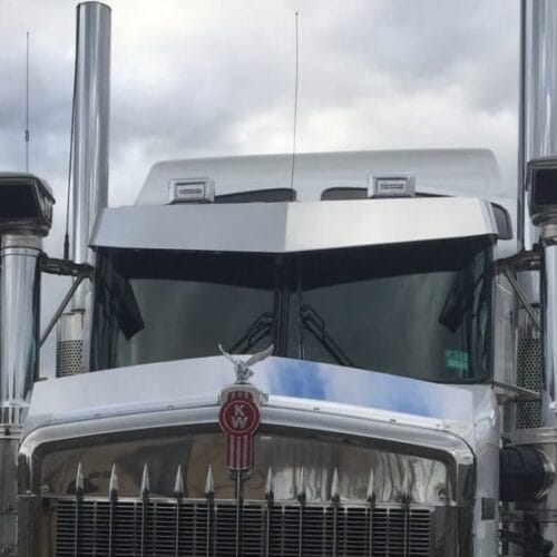 Stainless Steel Sun Visor 12 Inch Boltless To Suit Kenworth T350/T359/T404/T408/T409/T604/T608/T609/T659/T904/T908/T909 - Image 3