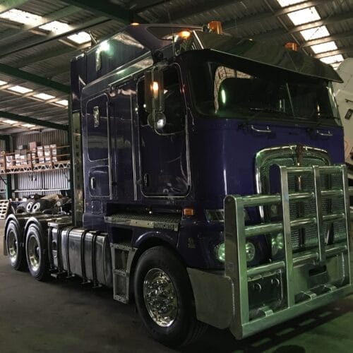 Stainless Steel 14 Inch Boltless Sun Visor To Suit Kenworth K104, K104B, K108, K200 - No Drilling Required - Image 4