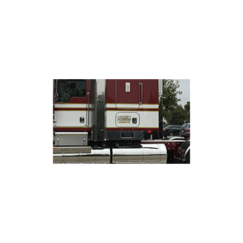 Stainless Steel Under Bunk Panel Left To Suit Kenworth T909 - Image 2