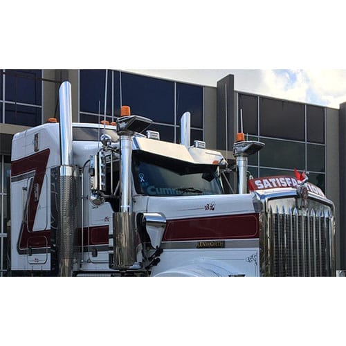 Stainless Steel Sun Visor 14 Inch Boltless To Suit Kenworth T350/T359/T404/T408/T409/ T604/T608/T609/T659/T904/T908/T909 - Image 2