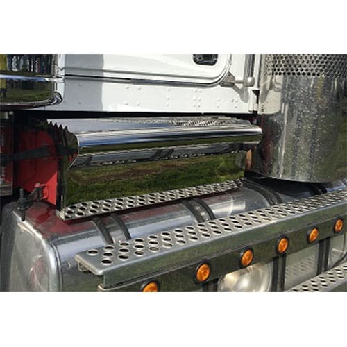 Stainless Steel Battery Box Cover To Suit Kenworth Square Tank - Image 2
