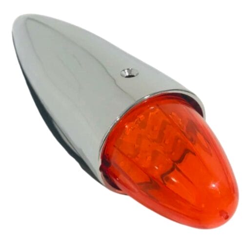 LED Multi-Volt Torpedo Roof Light Amber - Image 1