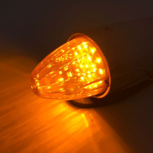 LED Multi-Volt Torpedo Roof Light Amber - Image 3