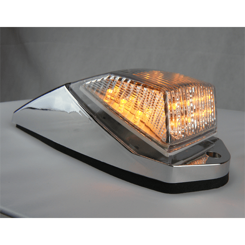 LED 12 Volt Cab Roof Light Clear/Amber