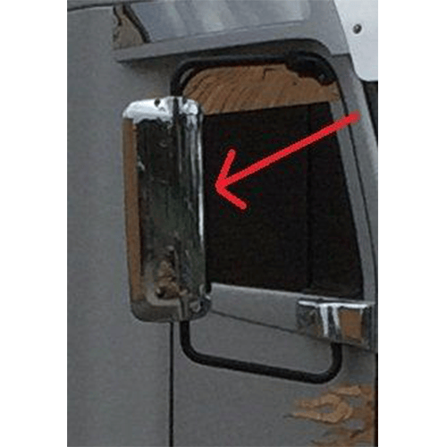 Chrome Mirror Cover Freightliner Right Hand Driver Side 320mm