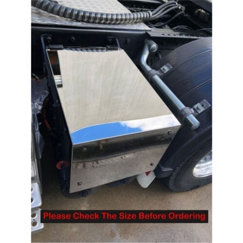 Stainless Steel Battery Box Cover To Suit Kenworth T610 Day Cab - Image 1