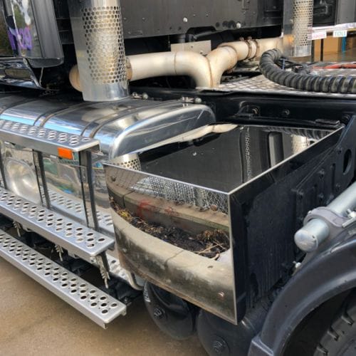 Stainless Steel Battery Box Cover To Suit Kenworth T610 Day Cab - Image 5