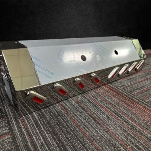 Stainless Steel Airline Box Red LED 1.2MM - Image 3