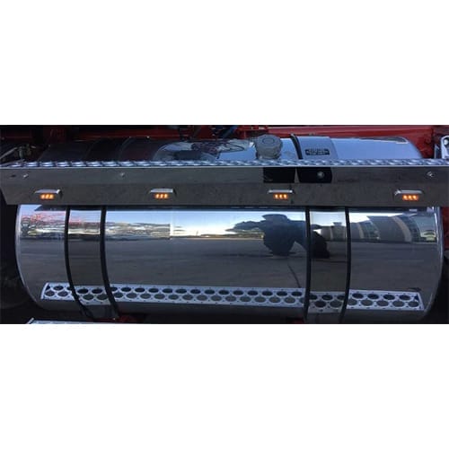 Stainless Steel Tank Skirt Round 1320MM 4 LED Amber Single Western Star