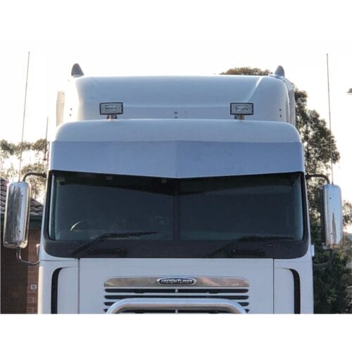Stainless Steel Sun Visor 15 Inch To Suit Freightliner Argosy Boltless - Image 1
