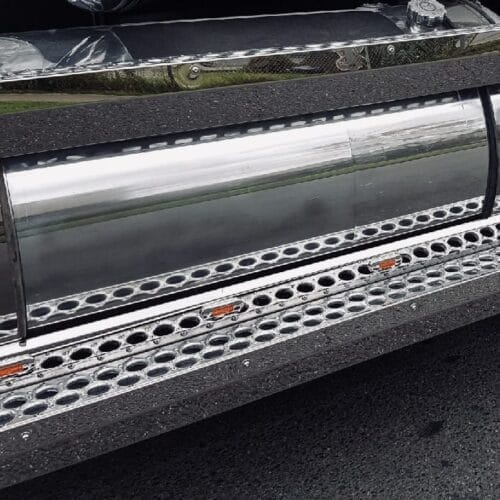 Stainless Steel Tank Skirt  Bottom Inner Round 1350mm LED Clear/Amber - Image 1