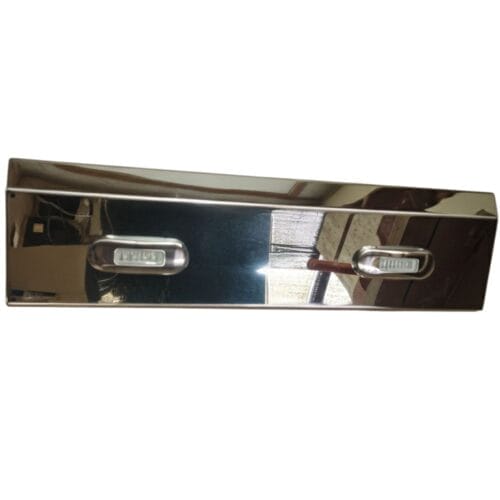 Stainless Steel Tank Skirt 475MM Round Clear/Amber Single