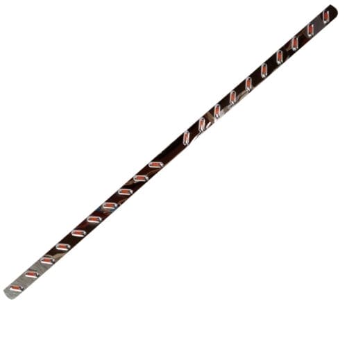 Stainless Steel Light Bar 22 Flush Mount Clear/Amber 2400mm - Image 1