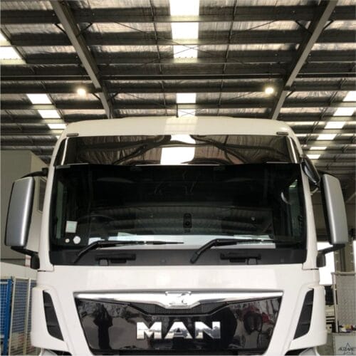 Stainless Steel Sun Visor To Suit MAN TGX - Image 1