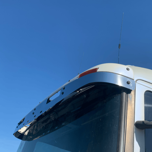 Stainless Steel Sun Visor Extension Trim To Suit Scania - Image 3