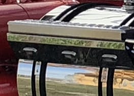 Stainless Steel Tank Skirt Round 660MM Clear/Amber Single