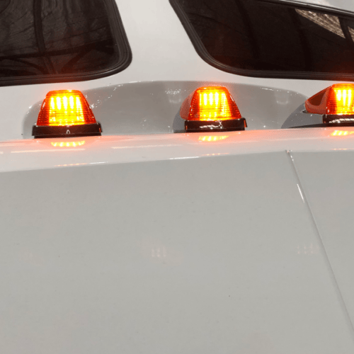 LED Multi-Volt Cab Roof Light Amber - Image 2