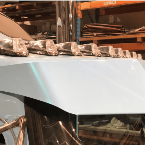 LED Multi-Volt Cab Roof Light Clear - Image 3