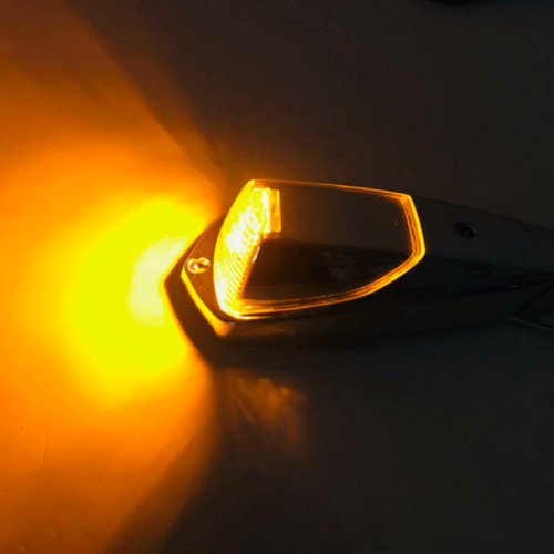 LED Multi-Volt Cab Roof Light Clear/Amber - Image 4