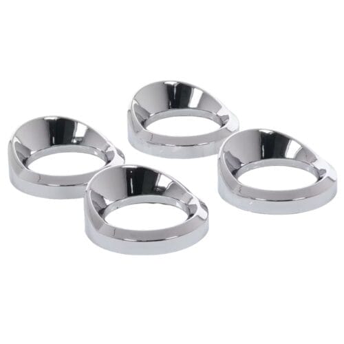 Gauge Cover Visor Small 4 pack Chrome To Suit Kenworth