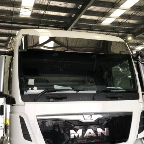 Stainless Steel Sun Visor To Suit MAN TGX - Image 2