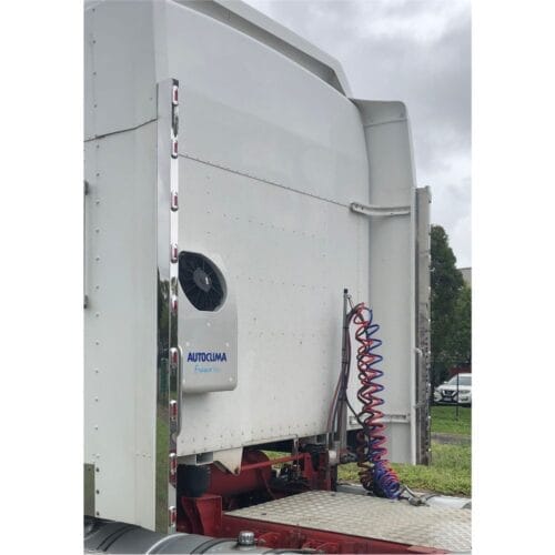 Stainless Steel Wing Extensions Red LED 1860mm To Suit Kenworth T608/904/908/909 LED Red