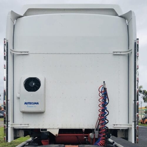 Stainless Steel Wing Extensions Red LED 1860mm To Suit Kenworth T608/904/908/909 LED Red - Image 2