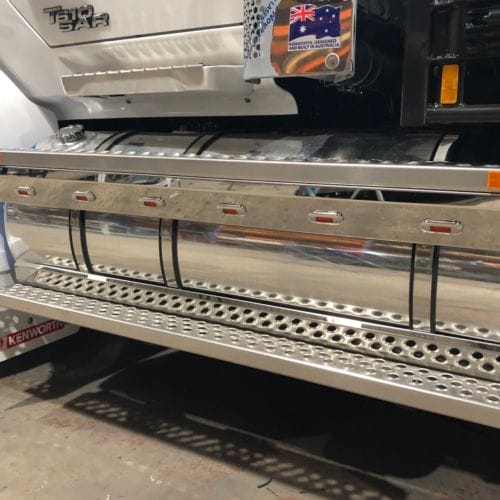 Stainless Steel Tank Skirt Round 1575MM LED Amber Single - Image 2