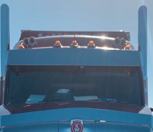 Stainless Steel Sun Visor 14 Inch Boltless To Suit Kenworth T360/T410/T410 SAR/T610/T610 SAR - Image 2