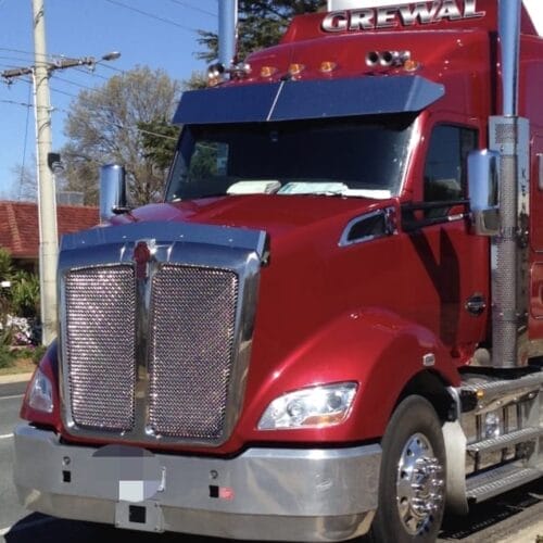 Stainless Steel Sun Visor 14 Inch Boltless To Suit Kenworth T360/T410/T410 SAR/T610/T610 SAR - Image 5