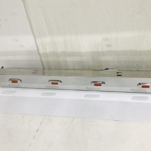 Stainless Steel Tank Skirt 1030MM 4 Amber LED's Single To Suit Scania - Image 5