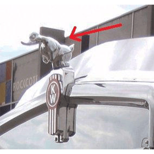 Hood Ornament Duck Chrome - Image 2