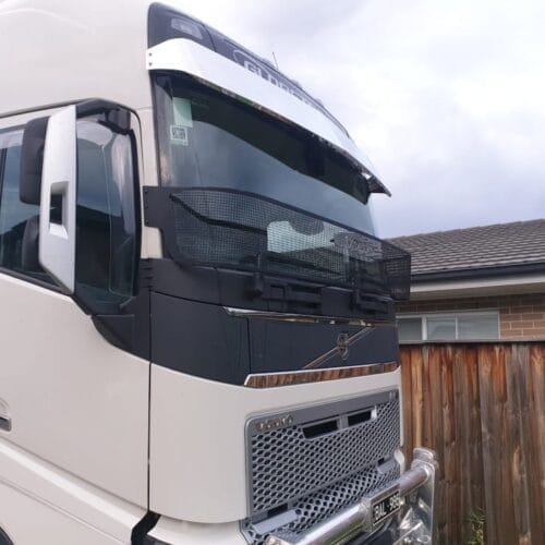 Stainless Steel Sun Visor Boltless To Suit Volvo FH/FM Late Model - Image 3