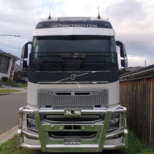 Stainless Steel Sun Visor Boltless To Suit Volvo FH/FM Late Model - Image 4