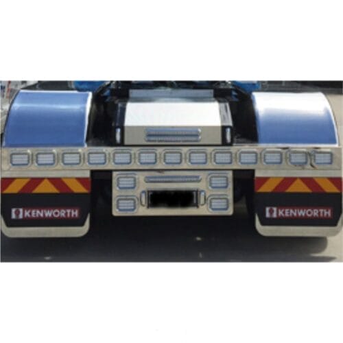 Stainless Steel Underslung Light Bar 13 Rectangular Light Holes - Image 1