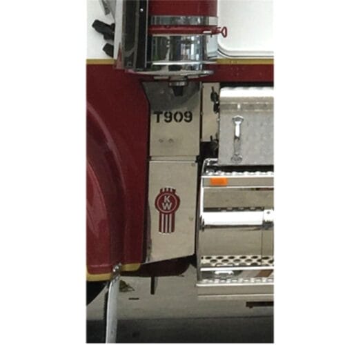 Stainless Steel Under Bonnet Trim Left and  Right  Sides To Suit Kenworth T909 - Image 2