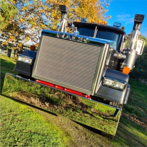 Stainless Steel Bumper 18 Inch Boxed End Stainless