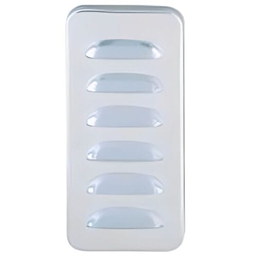 Stainless Steel Sleeper Vent Cover Louvred To Suit Freightliner - Image 1