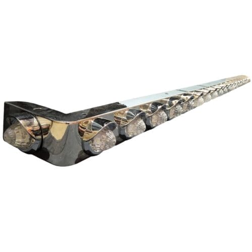 Stainless Steel Light Bar 21 Torpedo LED Clear 2370mm