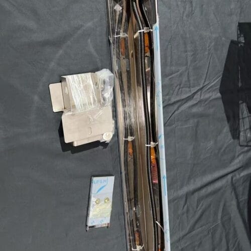 Stainless Steel Tank Skirt 830MM 3 LED's Amber Single To Suit Scania - Image 2