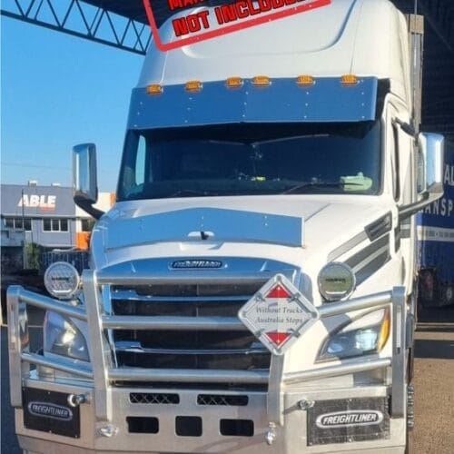 Stainless Steel Sun Visor 17" Drop Visor To Suit Freightliner Cascadia - Image 1